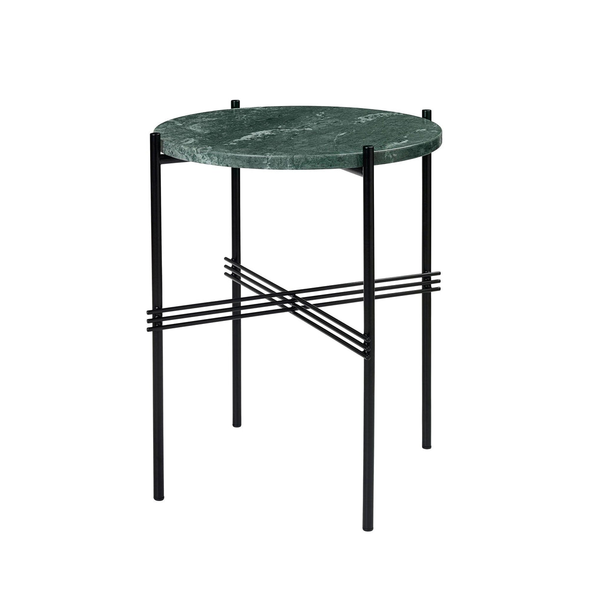 TS Side Table Round Ø40 Polished Steel