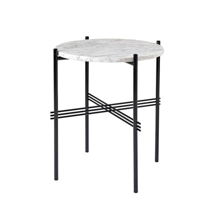TS Side Table Round Ø40 Polished Steel