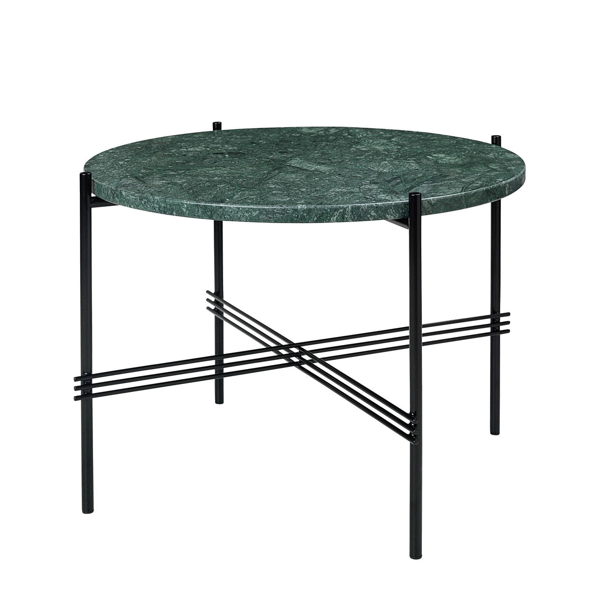 TS Coffee Table Round Ø55 Polished Steel
