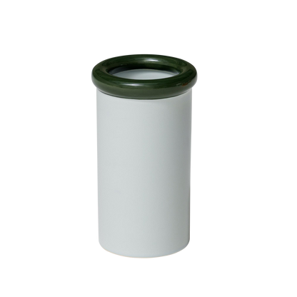 ROD Ceramic Vase by NINE #Dark Green/ Light Blue