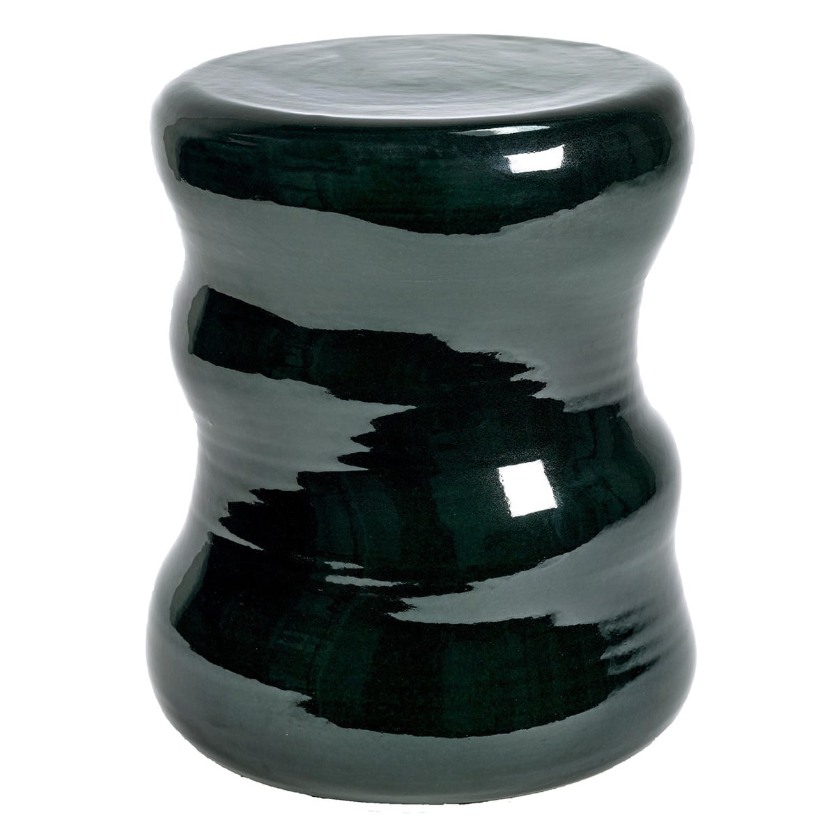 Pawn Organic stool, 34 cm, dark green