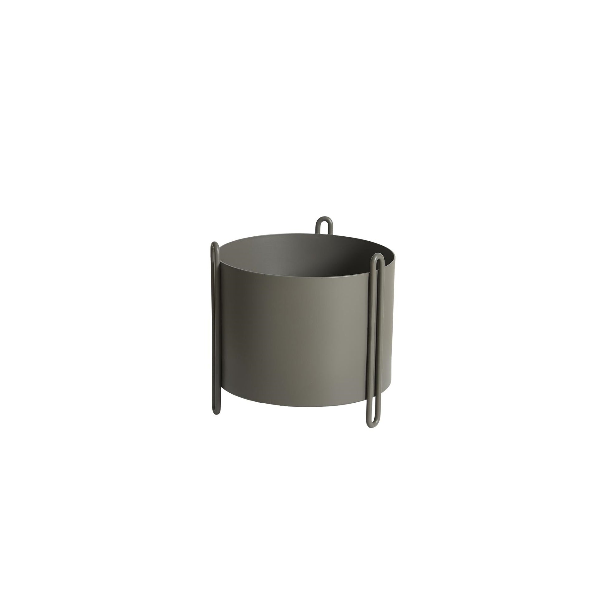Pedestal Plant Pot Small by WOUD #Taupe