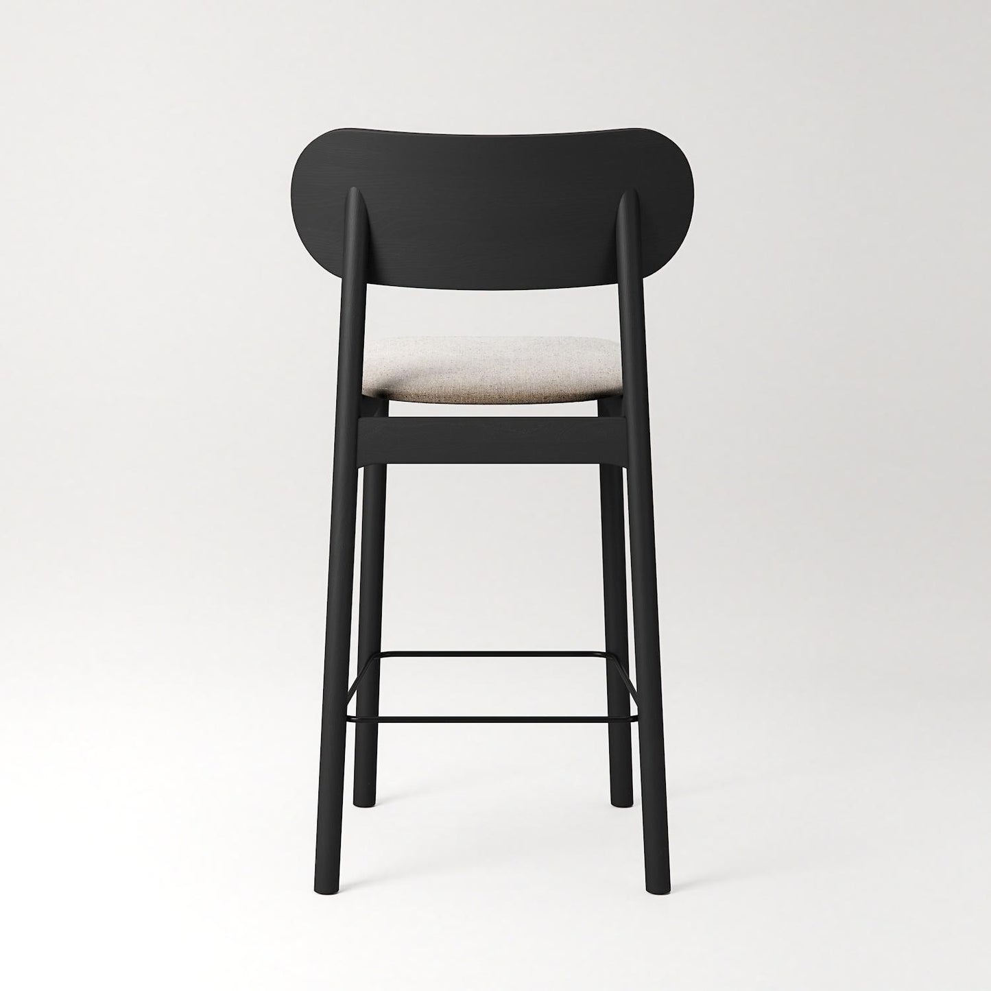 Decotique Elephant Bar Stool Black/ Beige Breeze
