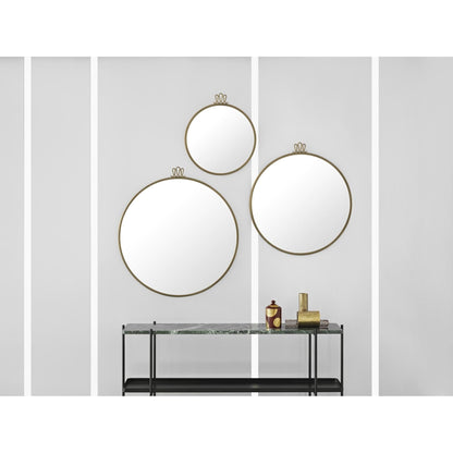 Randaccio Wall Mirror Round Ø42 cm Antique Brass