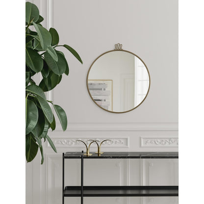 Randaccio Wall Mirror Round Ø42 cm Antique Brass