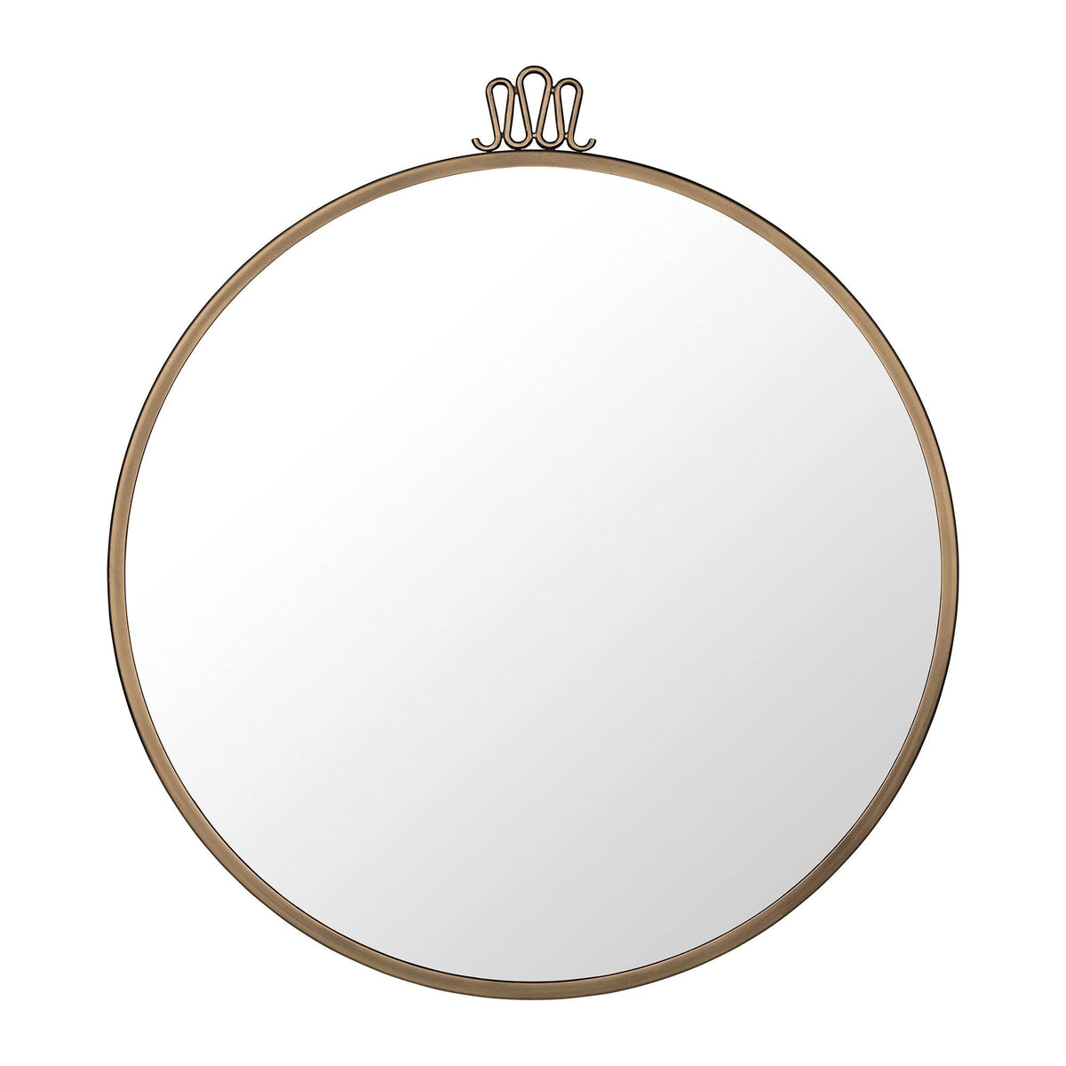 Randaccio Wall Mirror Round Ø60 cm Antique Brass