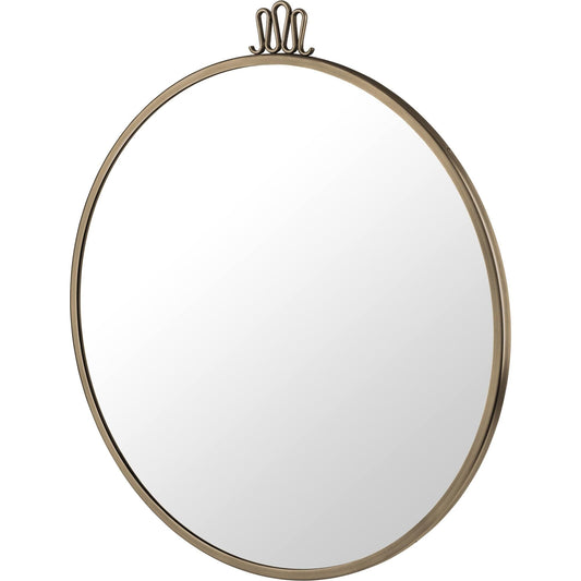 Randaccio Wall Mirror Round Ø60 cm Antique Brass