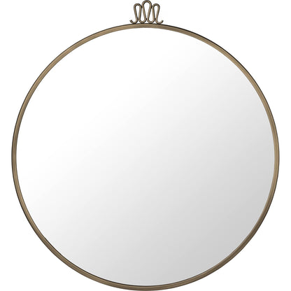 Randaccio Wall Mirror Round Ø70 cm Antique Brass