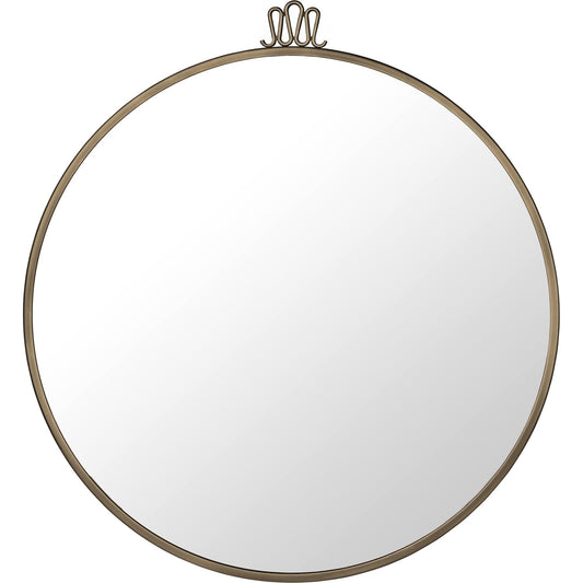 Randaccio Wall Mirror Round Ø70 cm Antique Brass