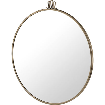 Randaccio Wall Mirror Round Ø70 cm Antique Brass