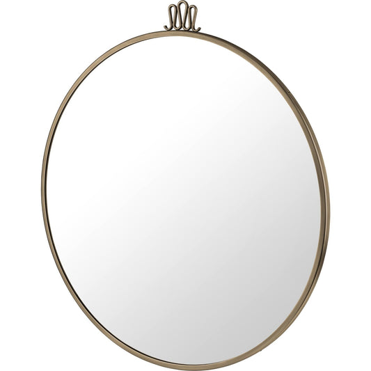 Randaccio Wall Mirror Round Ø70 cm Antique Brass