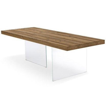 AIR Wildwood Table - Oak top 3/4 view
