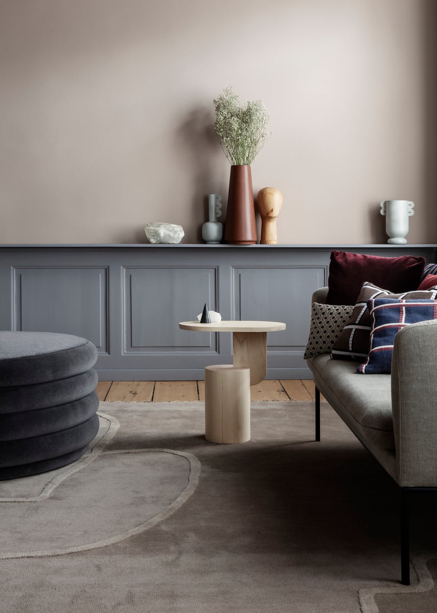 Insert side table, natural ash