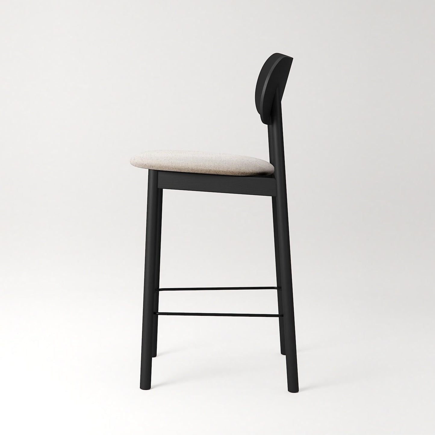 Decotique Elephant Bar Stool Black/ Beige Breeze