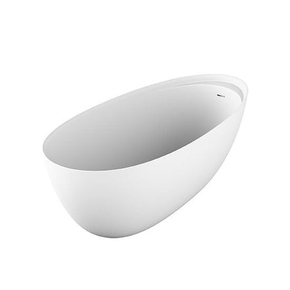 Eclipse Small - Freestanding Oval Cristalplant® Bathtub by Antonio Lupi Design