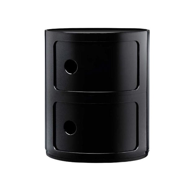 Componibili storage unit, 2 modules, black
