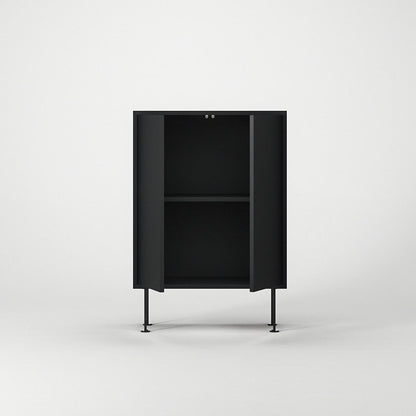 Decotique Vogue Cabinet 64 Anthracite Grey/Black