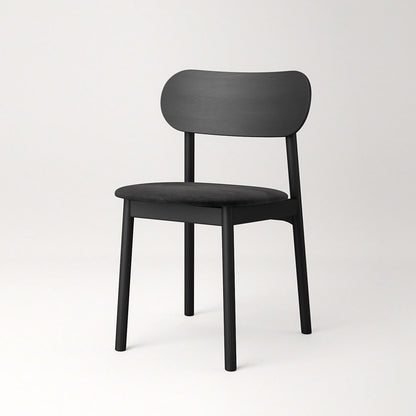 Decotique Elephant Dining Chair Black/Black Velvet