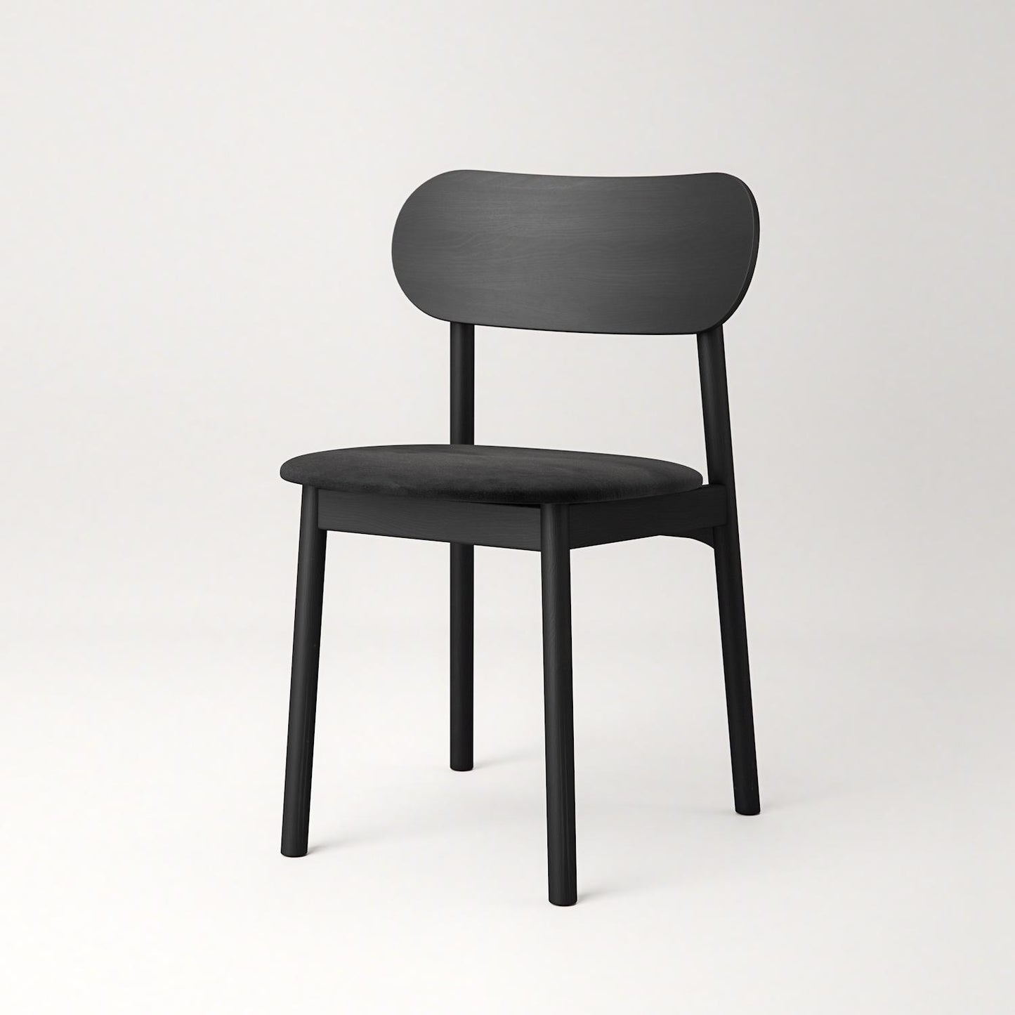 Decotique Elephant Dining Chair Black/Black Velvet
