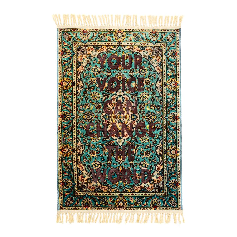 RECYCLED PET Carpet Burnt Carpet Voice by Seletti