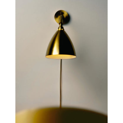 Bestlite BL7 Wall Lamp Matt White & Brass
