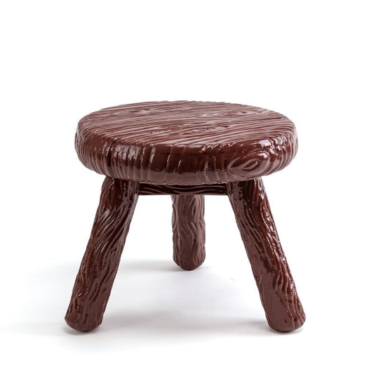 Fiberglass Side Table Milk Stool by Seletti #Brown