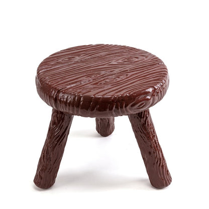 Fiberglass Side Table Milk Stool by Seletti #Brown