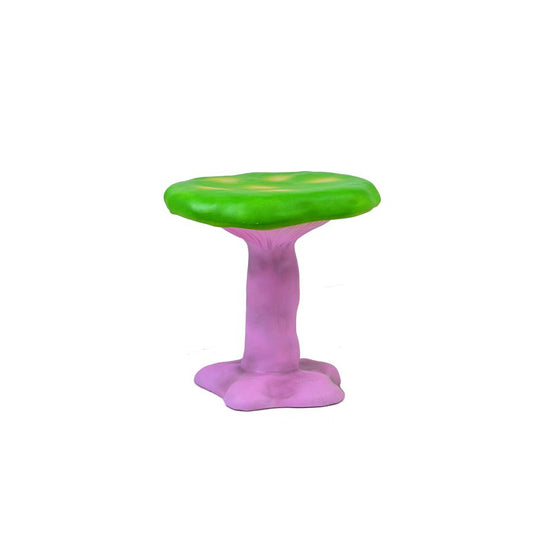 Round Fiberglass Stool Amanita by Seletti #Green
