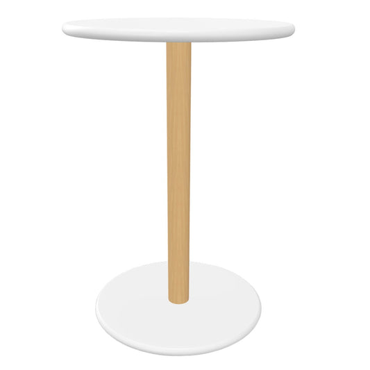 Common low table, 45 cm, matt beech - white