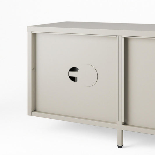 Department Store TV Bench 180 cm Pebble Grey