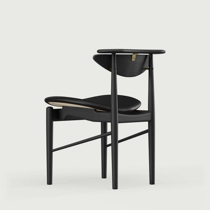 THE READING CHAIR by House of Finn Juhl #Oak Black Painted  / Vegetal | 98 | Black 