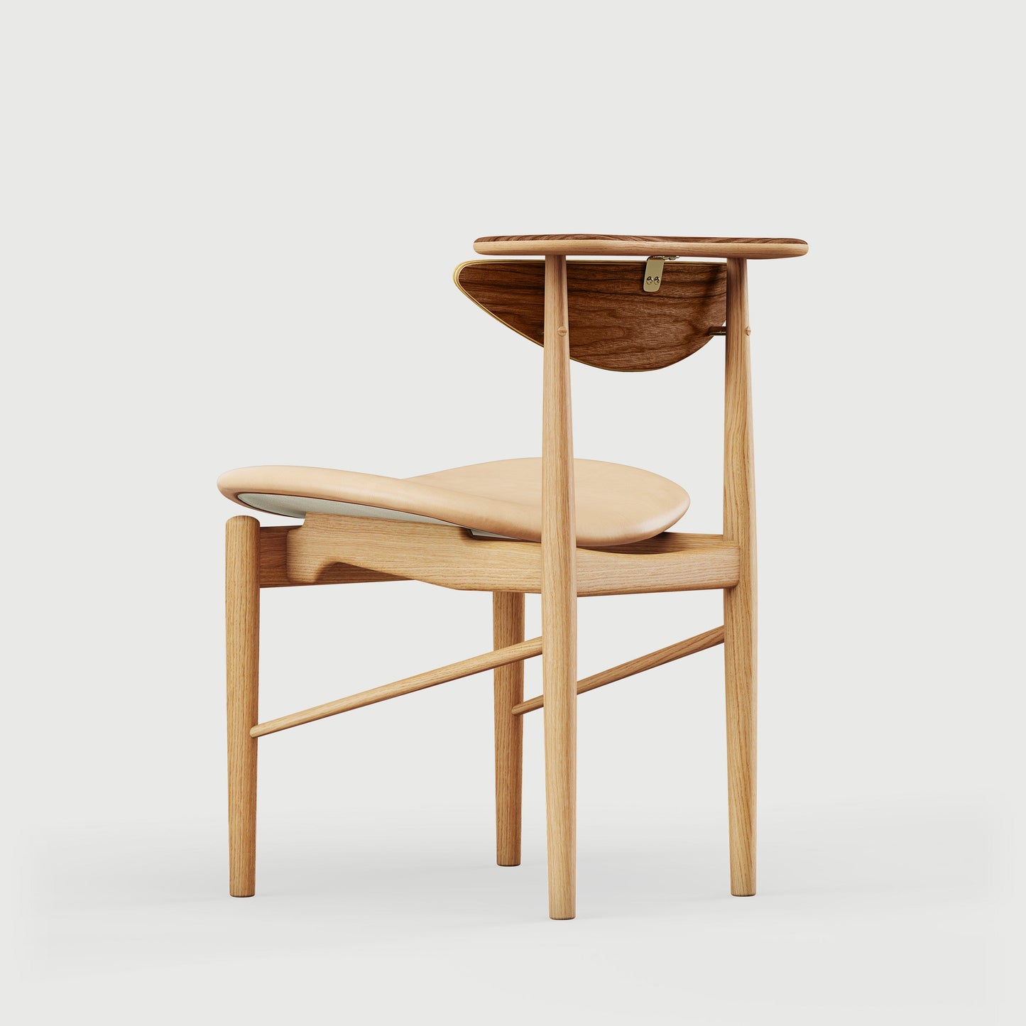 THE READING CHAIR by House of Finn Juhl #Oak Dark Oil / Walnut  / Vegetal | 90 | Uncoloured 