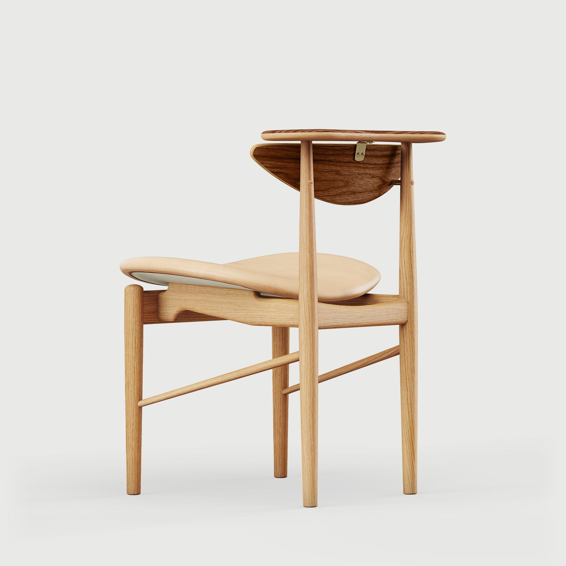 THE READING CHAIR by House of Finn Juhl #Oak Dark Oil / Walnut  / Vegetal | 90 | Uncoloured 