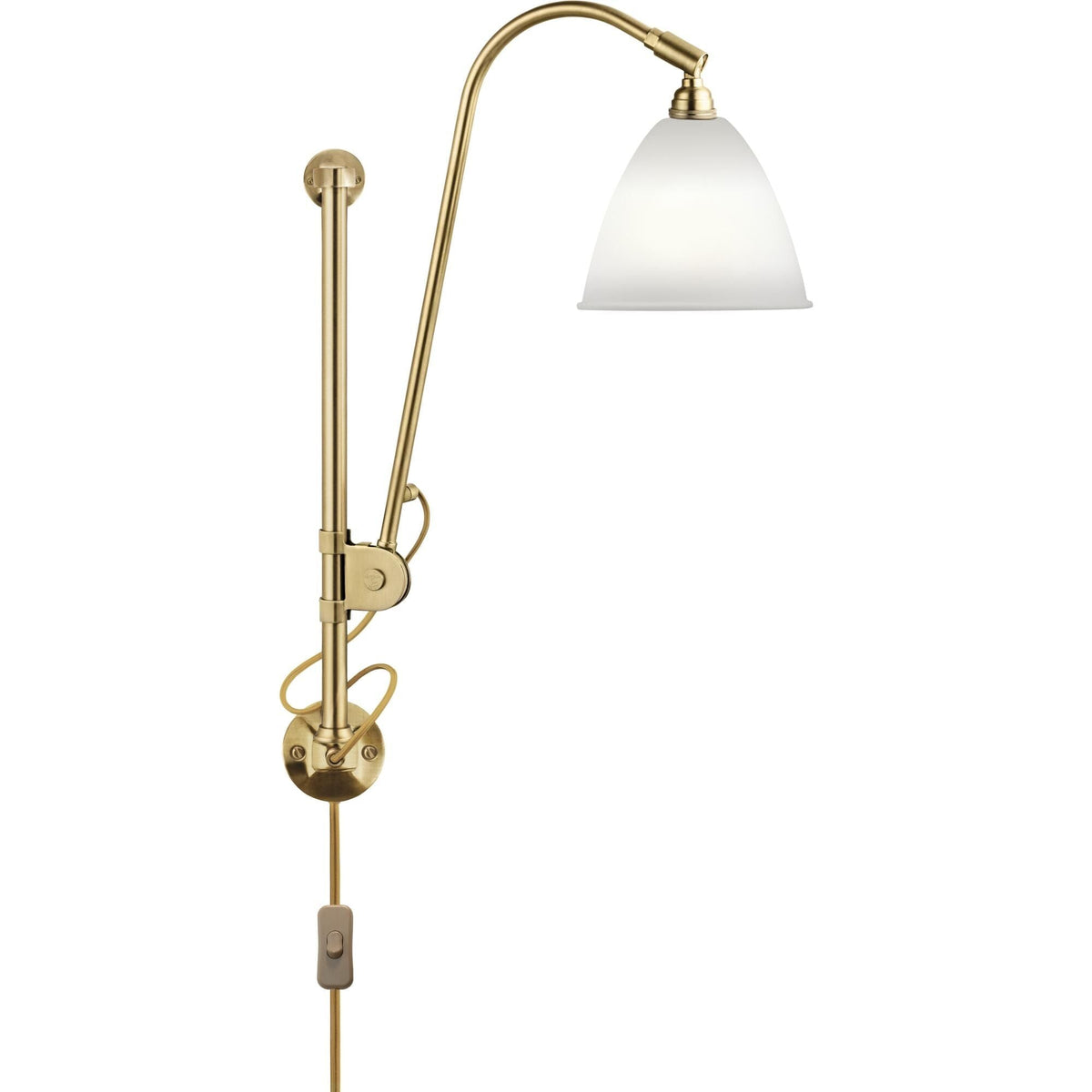 Bestlite BL5 Wall Light Brass & Porcelain