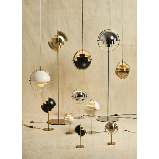 Multi-Lite Floor Lamp Chrome &