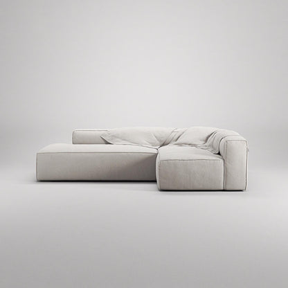 Decotique Grand 3-Seater Lounge Sofa Open End Left Moonwhite