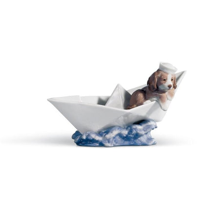 Little Stowaway Dog Figurine by Lladró