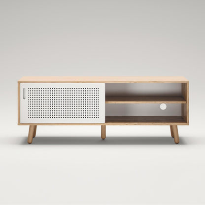 Department Ray TV Bench 150 cm Oak/White