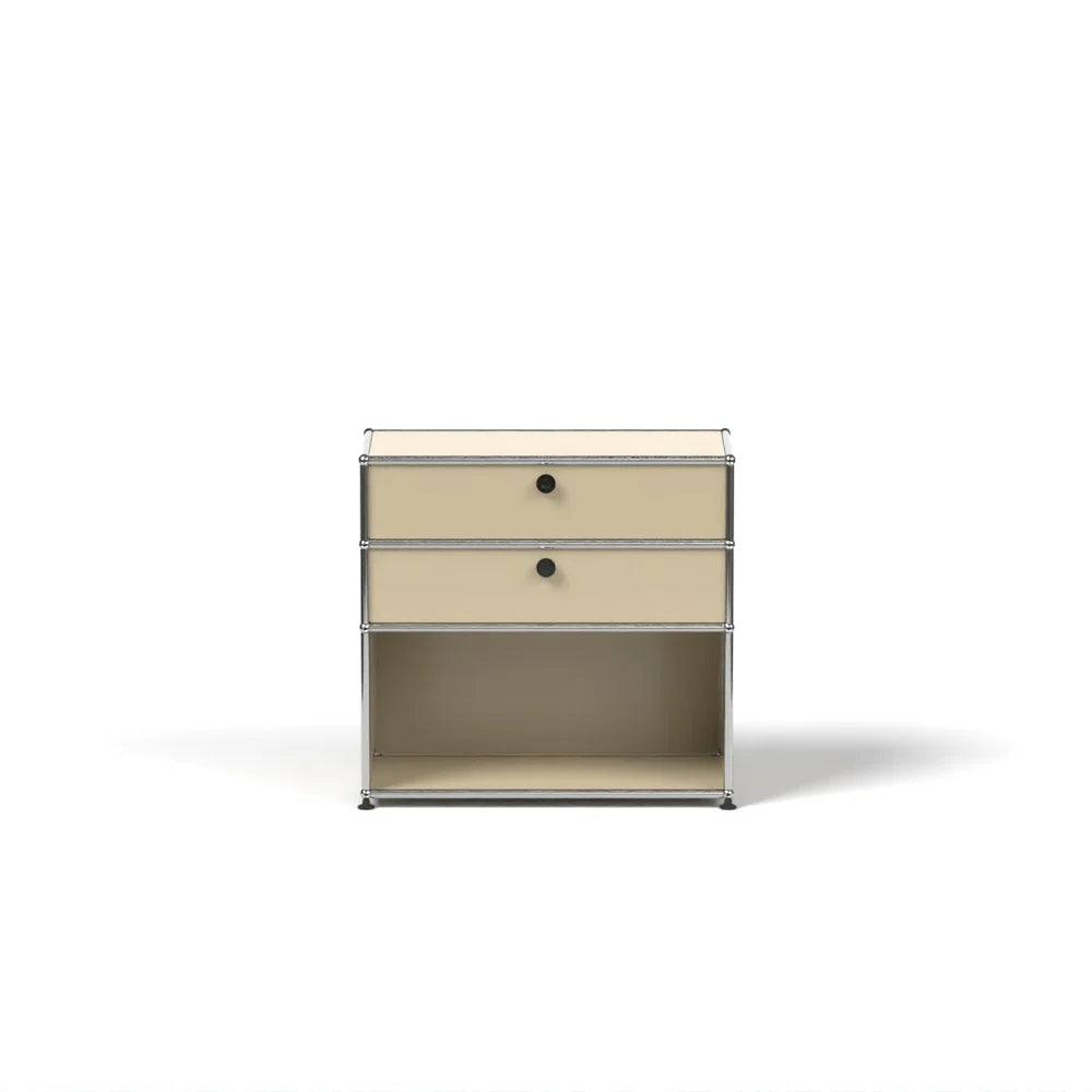 1x3 Mini Bookcase (2 drop down doors) [W750XD350XH(350+175+175)]