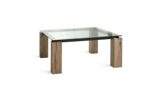 TÉNÉRÉ DINING TABLE - CROSSBARS IN METAL by Roche Bobois