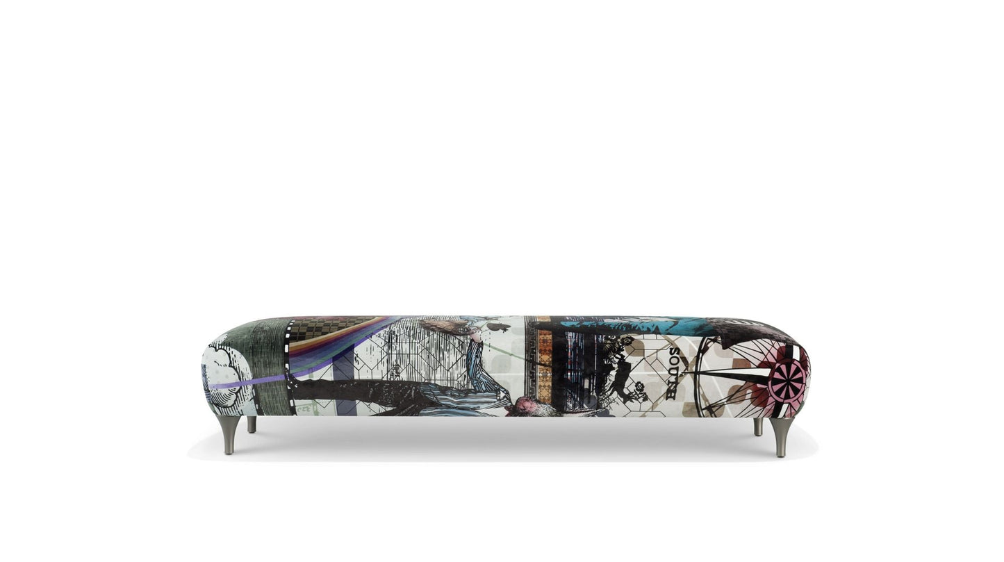 MONTGOLFIERE LARGE OTTOMAN by Roche Bobois