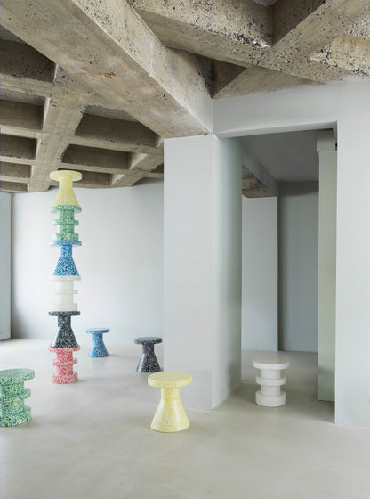 Bit stool, cone, blue