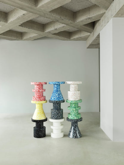 Bit stool, cone, blue