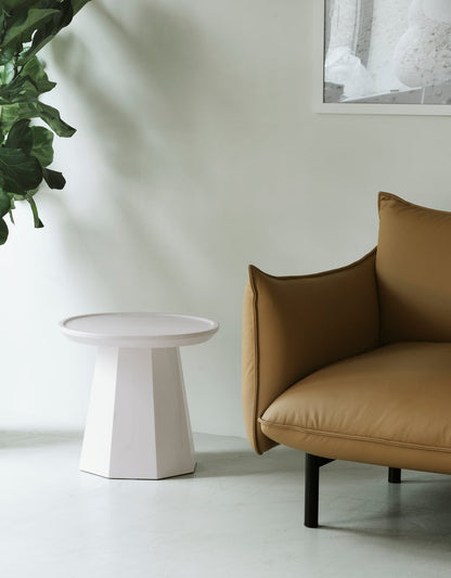 Pine table, small, rose