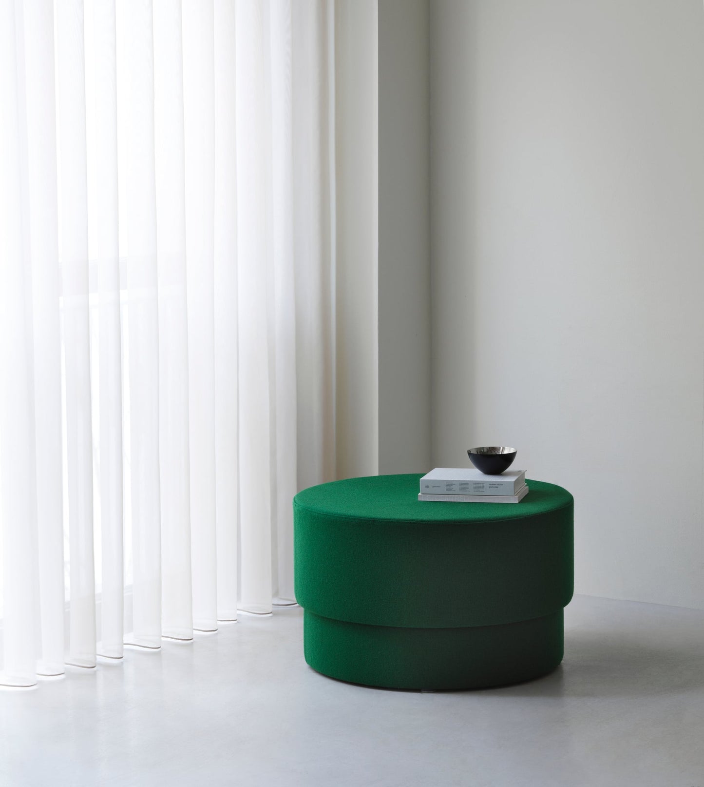 Silo pouf, medium, green