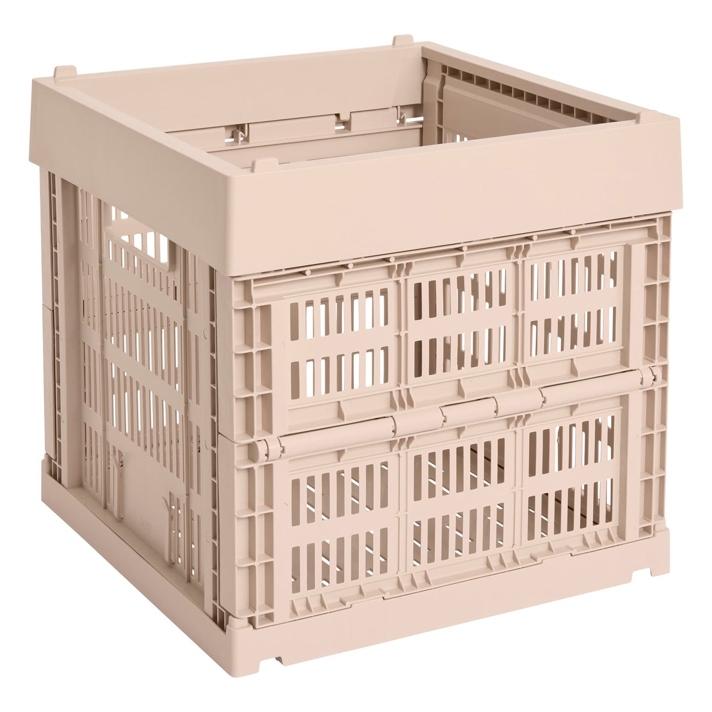 Colour Crate, Cube, recycled plastic, powder