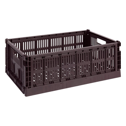 Colour Crate, L, recycled plastic, bordeaux