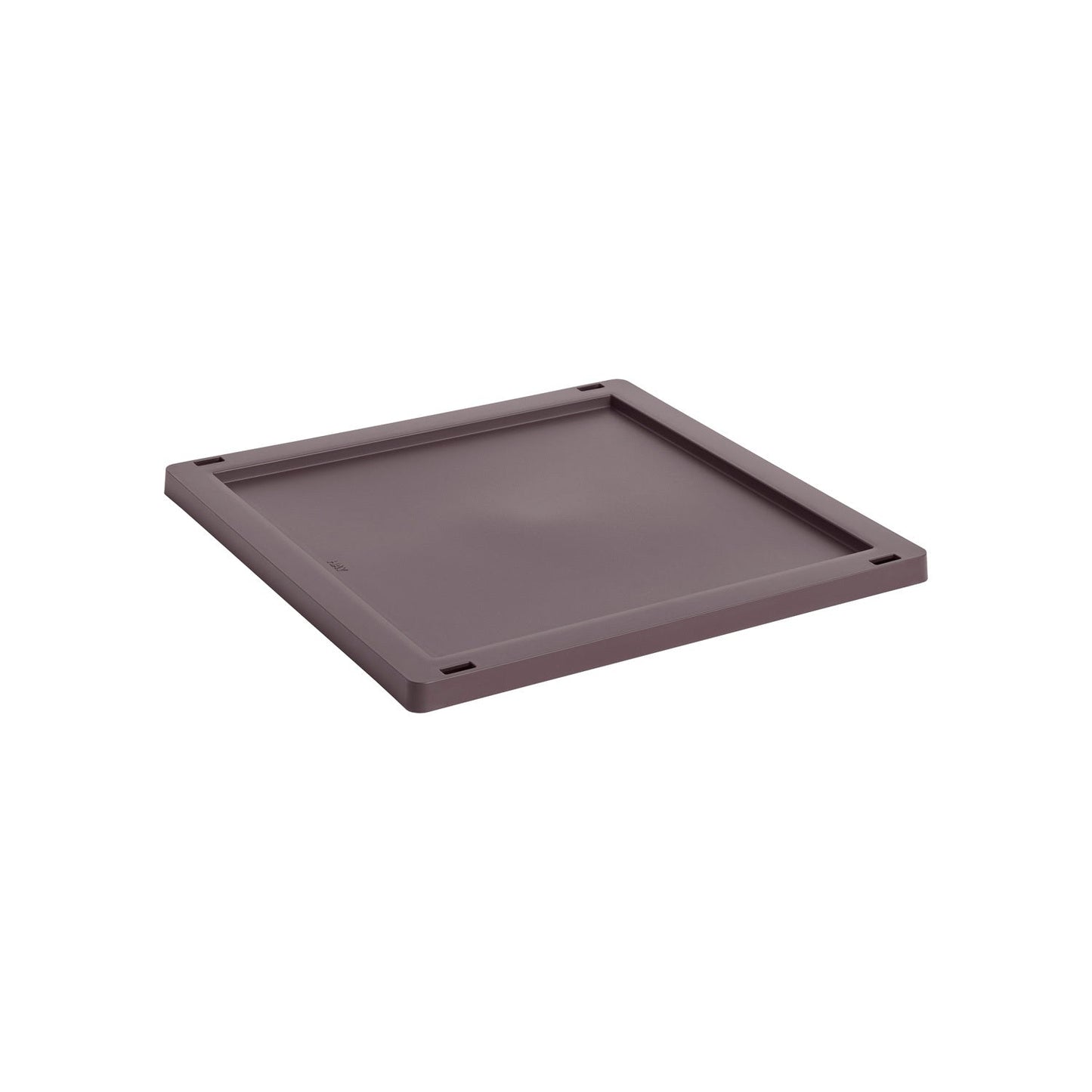 Colour Crate lid, M Square/Cube, recycled plastic, bordeaux
