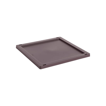 Colour Crate lid, M Square/Cube, recycled plastic, bordeaux