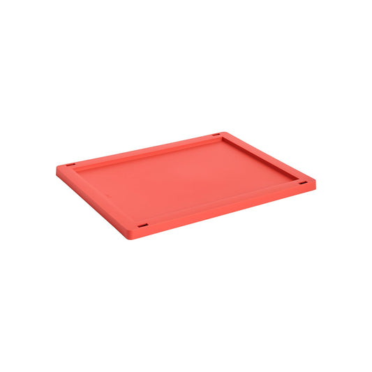 Colour Crate lid, M, recycled plastic, red